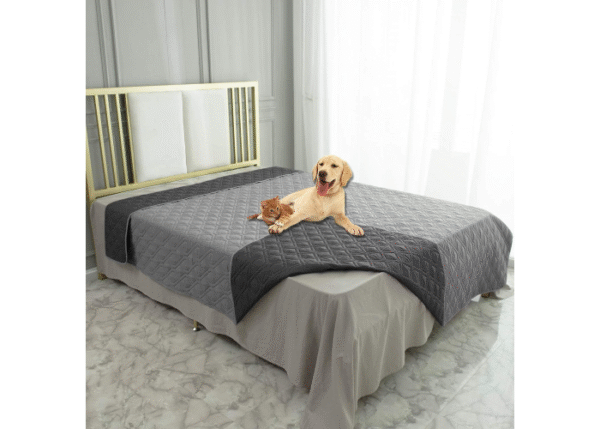 Ameritex Waterproof Dog Bed Cover Pet Blanket for Furniture Bed Couch Sofa Reversible