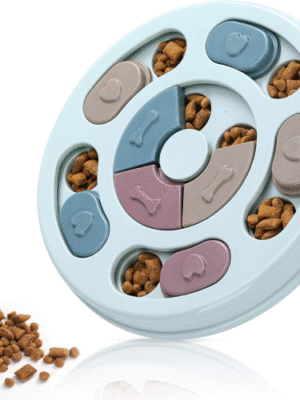 Dog Puzzle,Dogs Food Toys for IQ Training & Mental Enrichment,Dog Treat Puzzle(Blue)
