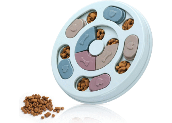 Dog Puzzle,Dogs Food Toys for IQ Training & Mental Enrichment,Dog Treat Puzzle(Blue)